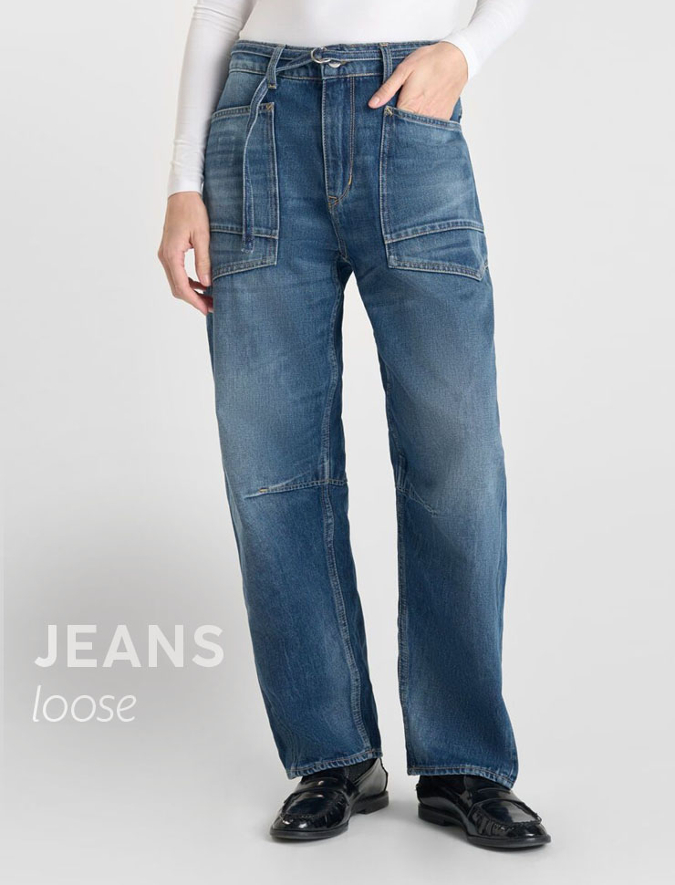 jeans loose pour femme