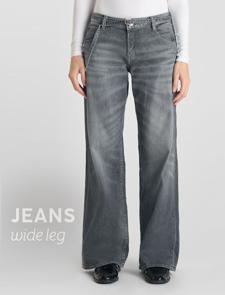 jeans wide leg femme