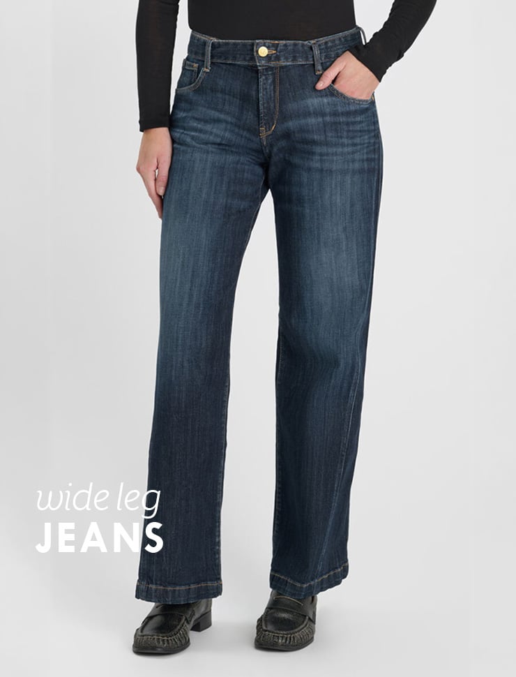 jeans wide leg for women
