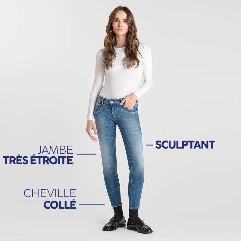 jeans slim femme le temps des cerises