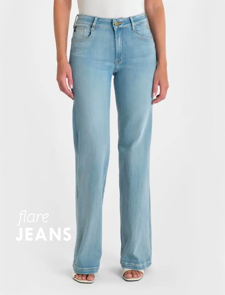flared jeans for women le temps des cerises