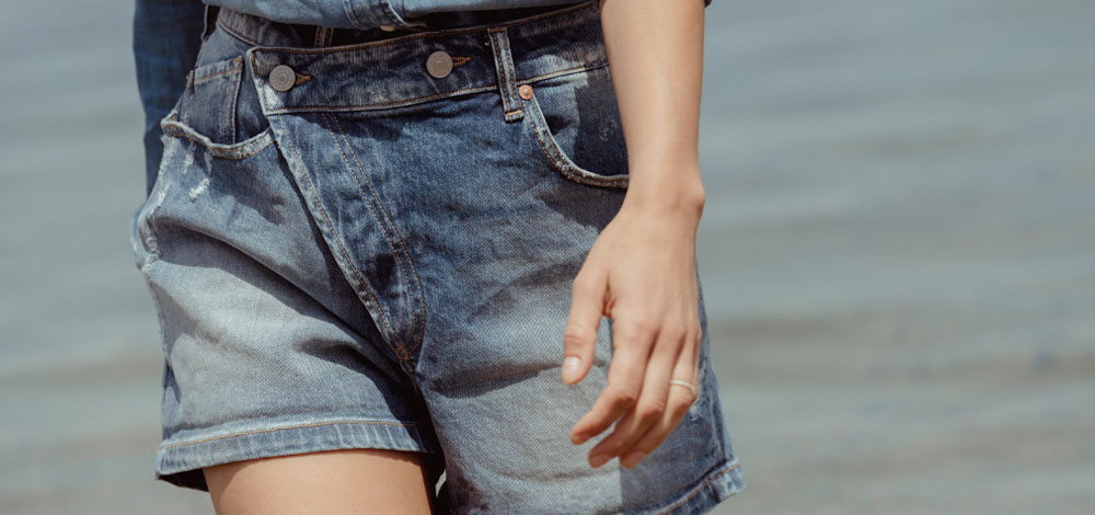 3 Looks with denim shorts