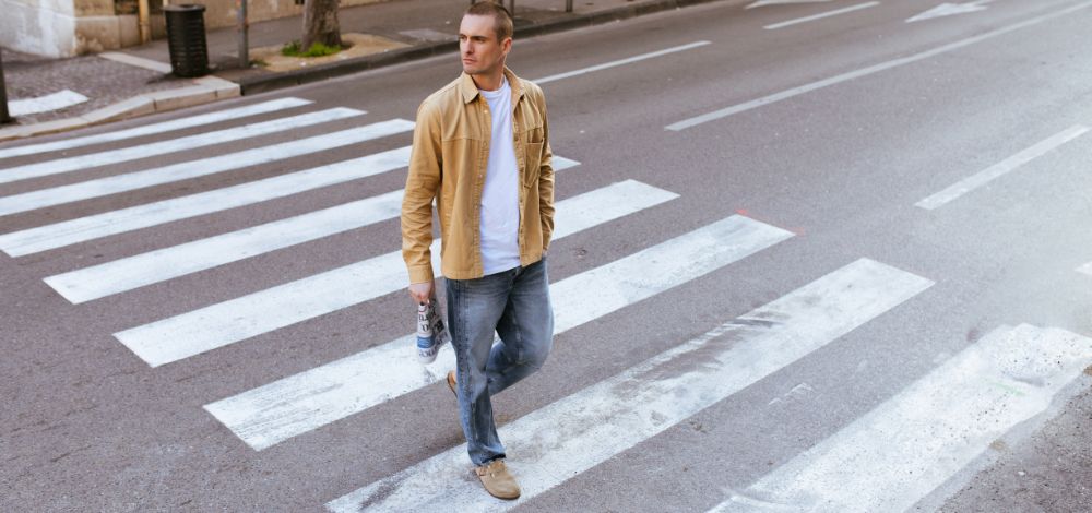 3 looks with loose men's jeans